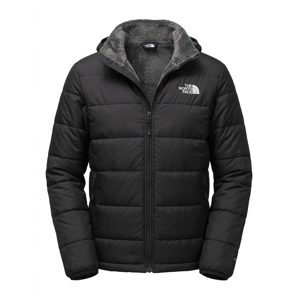The North Face Puffer Jacket Kids Black Quilted Hooded Gorpcore Streetwear Urban